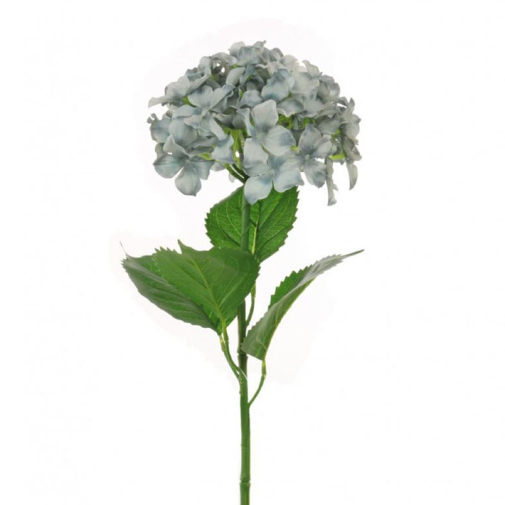 Artificial Hydrangeas Duck Egg Blue 68cm Artificial Flowers
